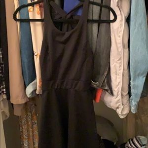 Monteau Black Bow Dress